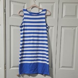 Joules "Fit for Land and Sea" Striped Sleeveless Shift Dress.  #0496